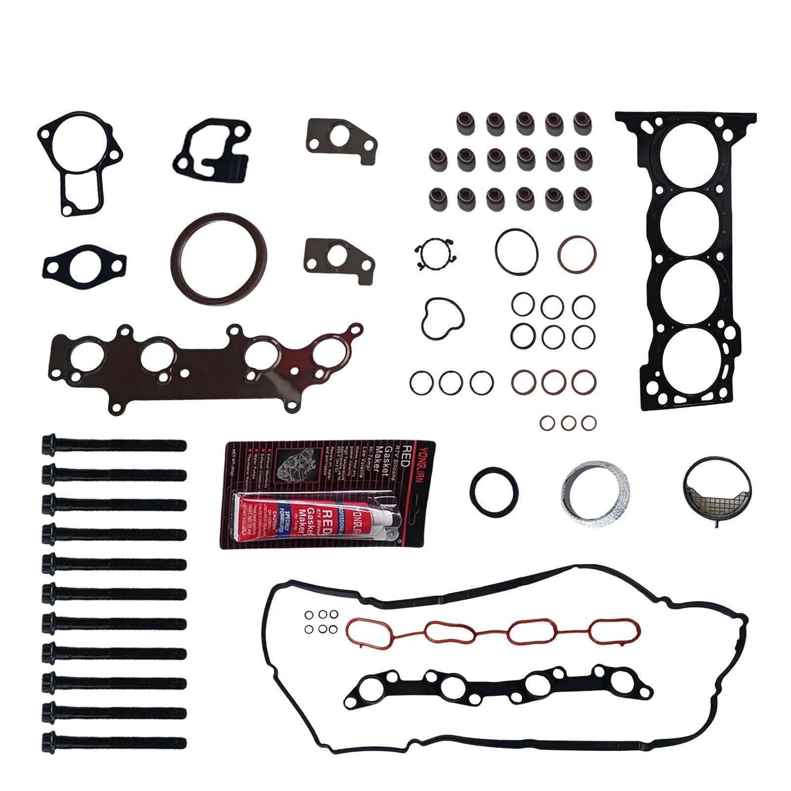 Full Gasket Set with Head Bolts for Toyota Tacoma 2.7L (2005–2010)