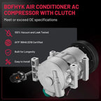 A/C Air Compressor for Hyundai Accent & Kia Rio 1.6L (2012–2016) CO 20765C