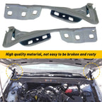 Set of 2 Hood Hinges for Ford Fusion (2013–2020) Silver