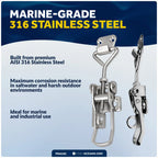 Anti-Rattle Latch Fastener Clamp for Five Oceans Marine Locker Hatch (FO4181)