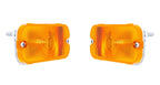 Amber Turn Signal Parking Light Assemblies Left Right for Ford Bronco (1966–1968)