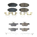 PowerStop Z17 Low-Dust Ceramic Disc Brake Pads Kit for Mazda CX-30 (2020–2023)