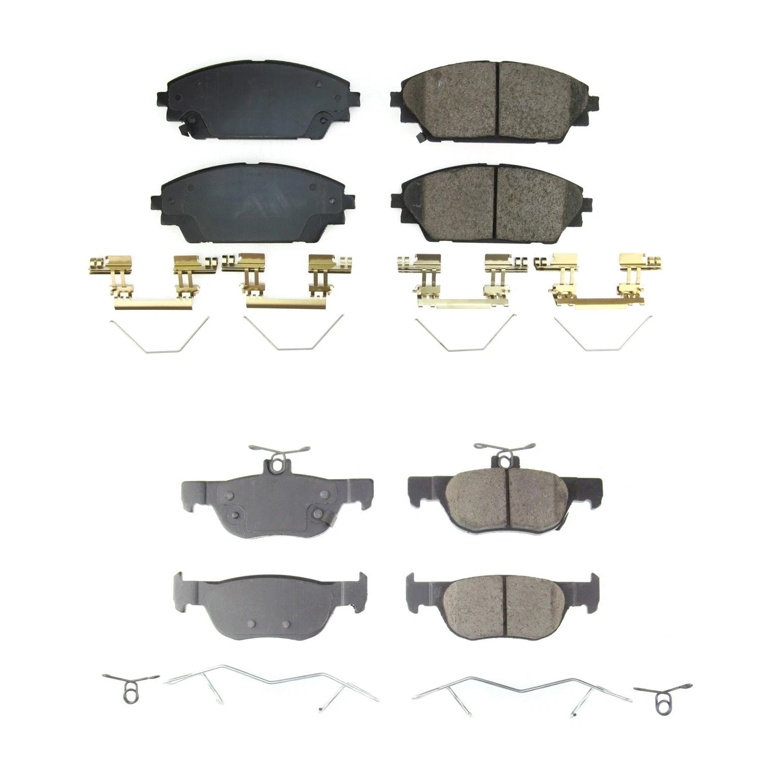 PowerStop Z17 Low-Dust Ceramic Disc Brake Pads Kit for Mazda CX-30 (2020–2023)