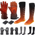 Rechargeable Heated Socks and Gloves for Winter Warmth