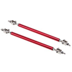 JDM Red Adjust Front Bumper Lip Splitter Strut Rod Tie Support Bars for Lexus (YYYY-YYYY)