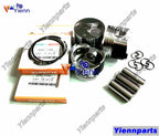 Overhaul Rebuild Kit + Crankshaft for Kubota BX2230D (D902, D902EBH)