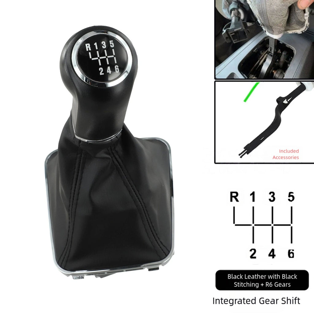 5 Speed Gear Shift Knob Black for Opel Zafira B (2005–2010)