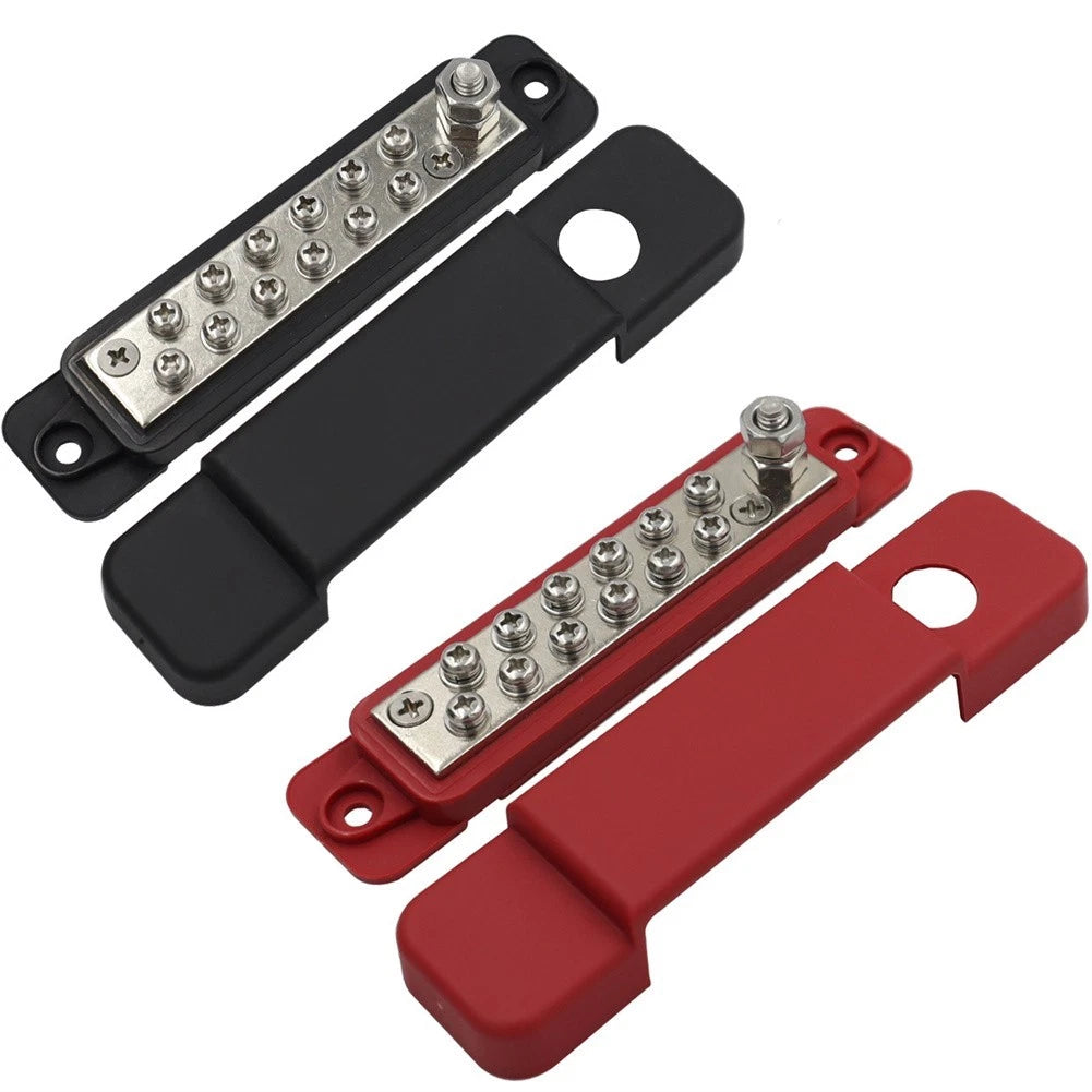12 Way Bus Bar Power Distribution Terminal Block for Auto Marine (12V/150A)