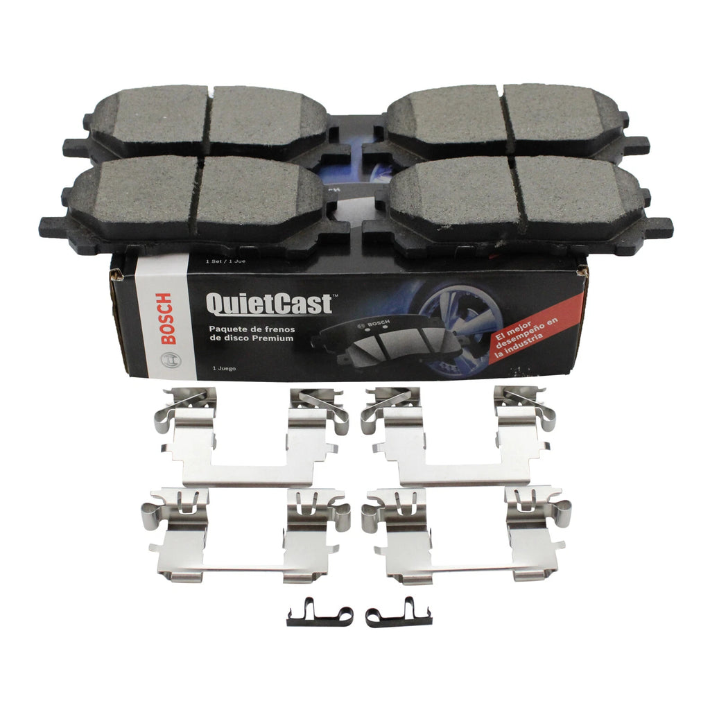 Set of 4 Bosch QuietCast Front Ceramic Brake Pads for RX330 RX350 RX400h (2004–2009)