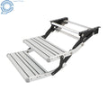 2 Step Pull Out Retractable Steps for RV Camper (21.65'' Wide)