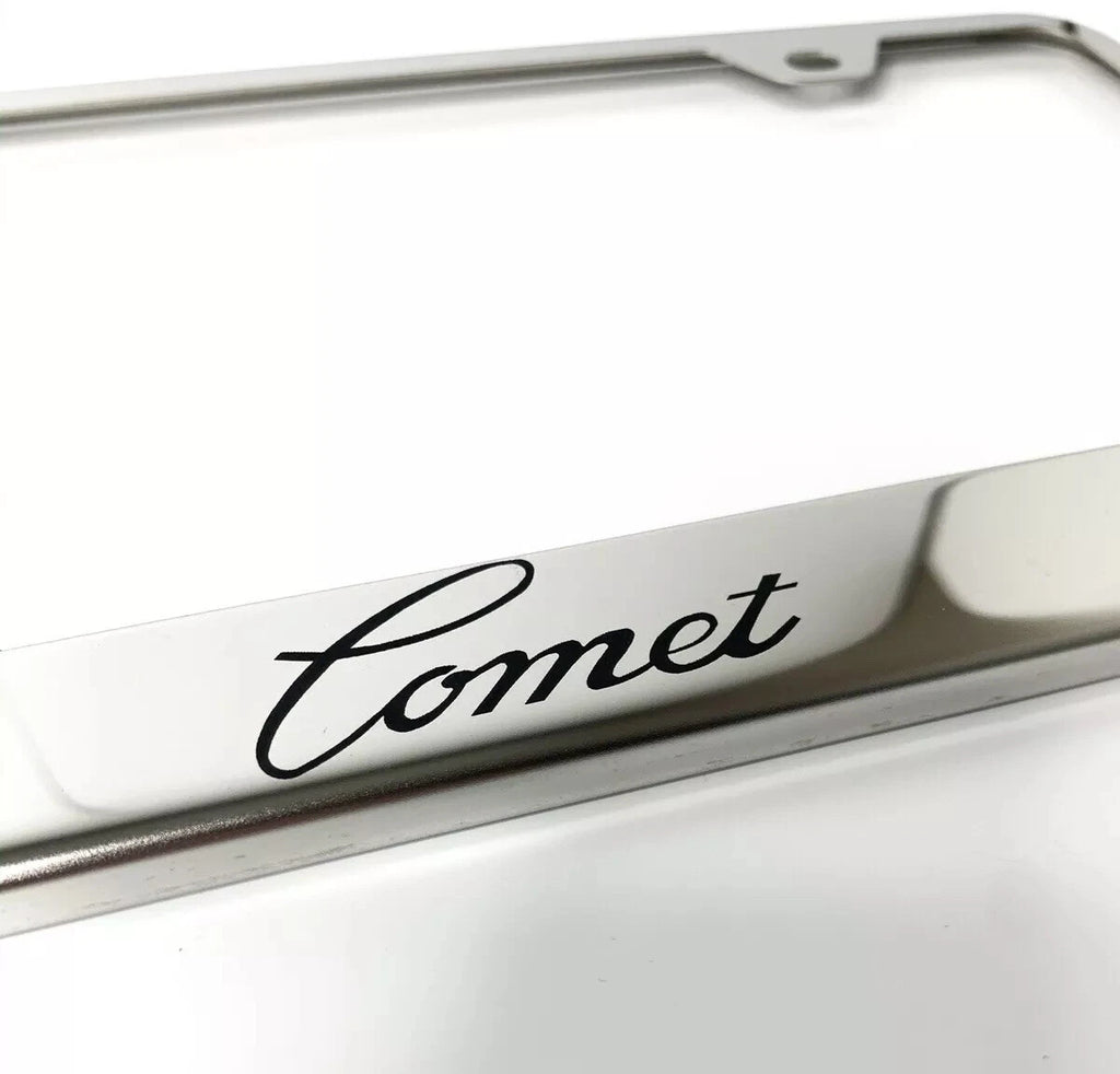 Chrome License Plate Frame Replacement for Mercury Comet (1960–1975)
