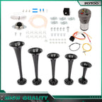 5 Trumpet Air Horn for Truck (12V, 130dB)