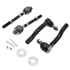 Set of 4 Inner & Outer Tie Rod Ends for Nissan Frontier Pathfinder (2005–2019)