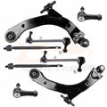 Set of 8 Front Lower Control Arms Tie Rods for Chevy HHR (2006–2011)