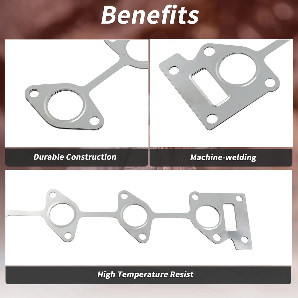 1 Pc Exhaust Manifold Header Gasket for Hyundai Santa Fe (2001–2006) No. 28521-27000