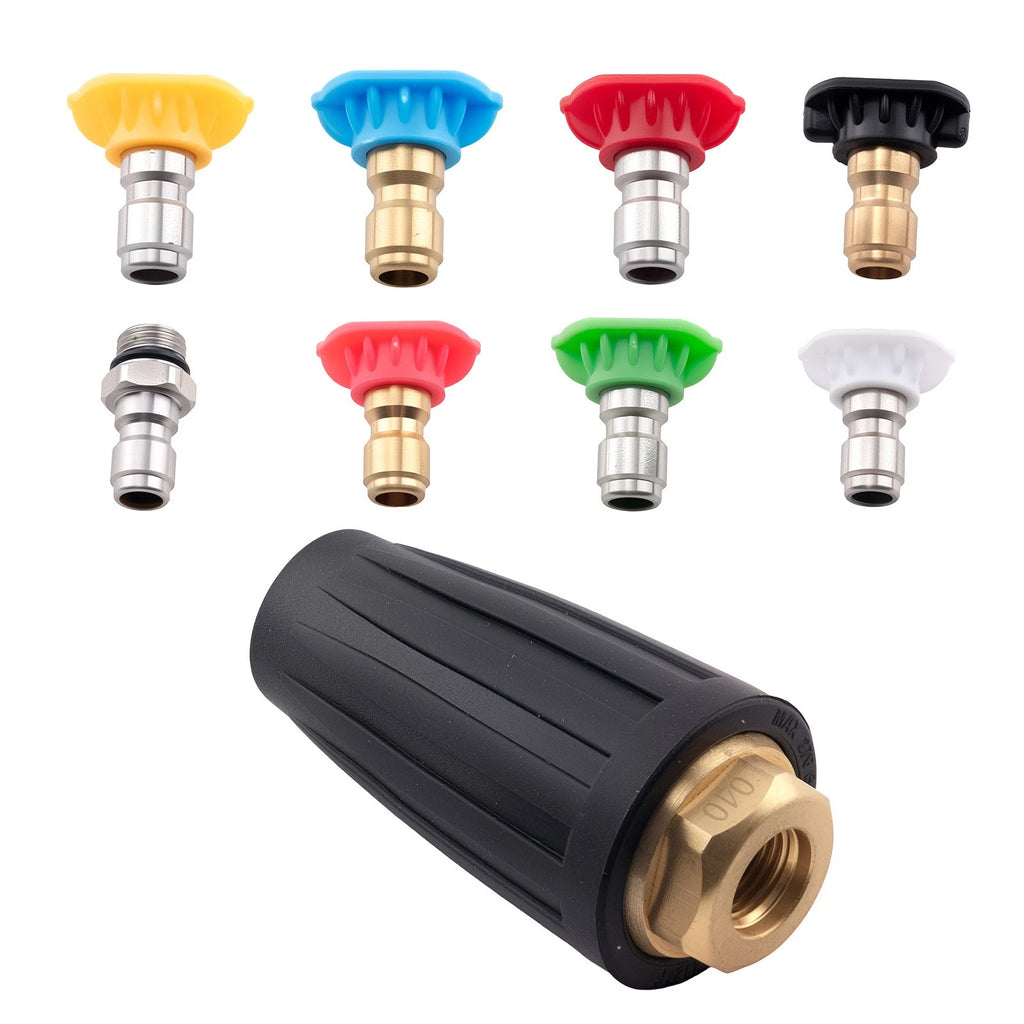 Set of 8 Turbo Nozzles for Pressure Washer (4000 PSI)