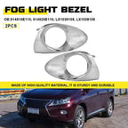 2X Chrome Front Fog Light Bezel Trim for Lexus RX350 RX450h (2013–2015)
