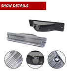 2X Clear Front Bumper Parking Signal Lights for Oldsmobile Cutlass Supreme (1981–1988)