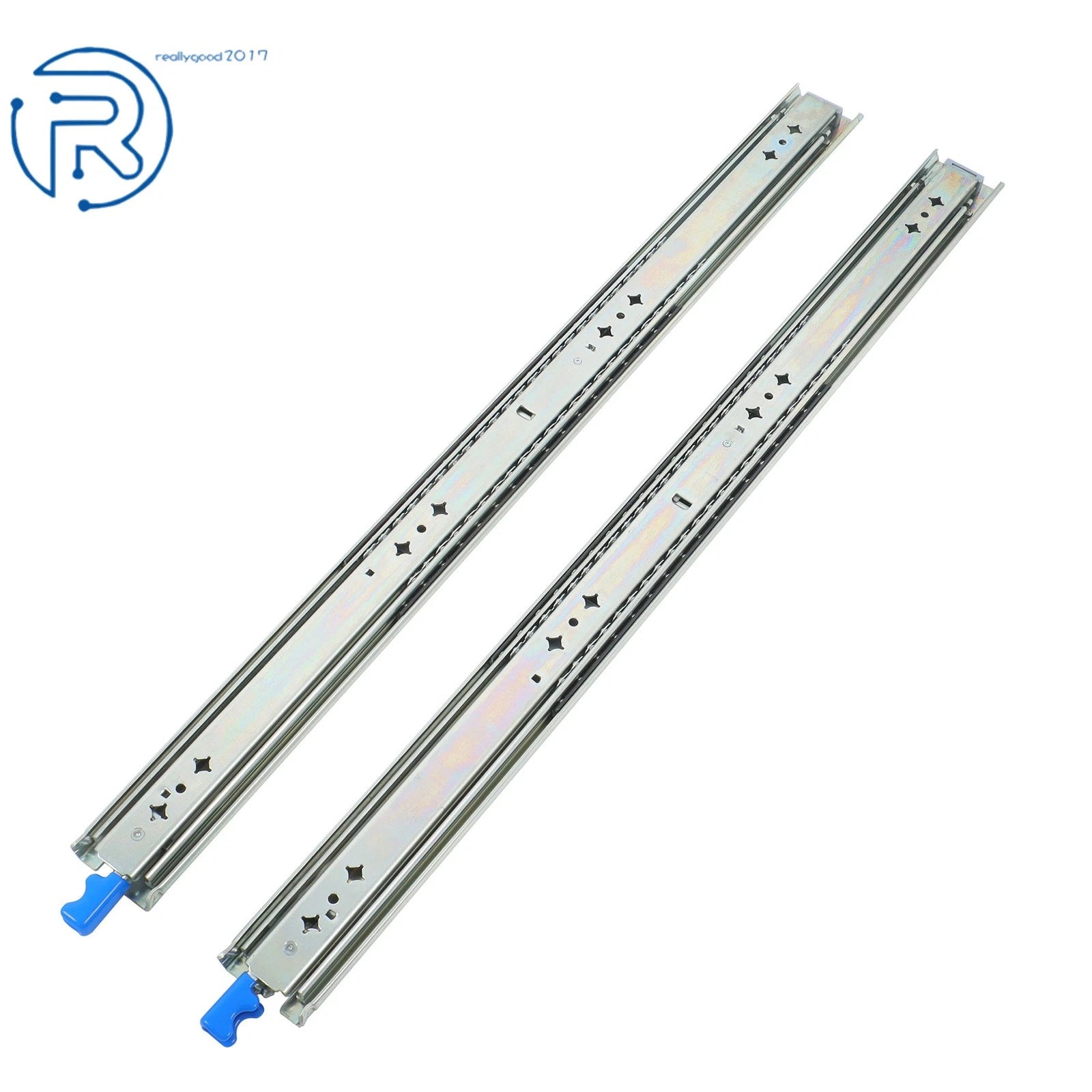 1 Pair Heavy Duty Drawer Slides for Universal Applications (28 Inch, 250 Lbs)