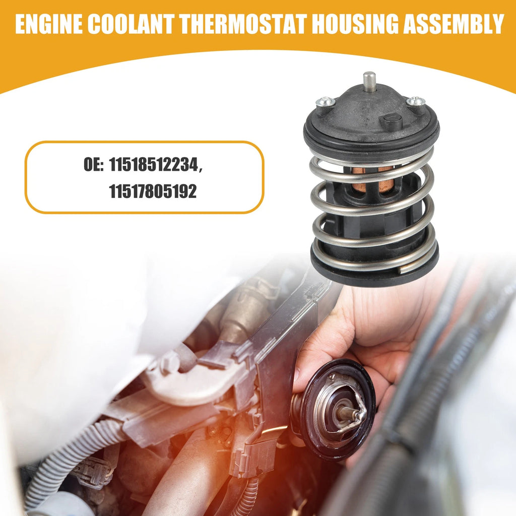 Engine Coolant Thermostat Housing Assembly No. 11518512234 for BMW 535d (2014–2016)