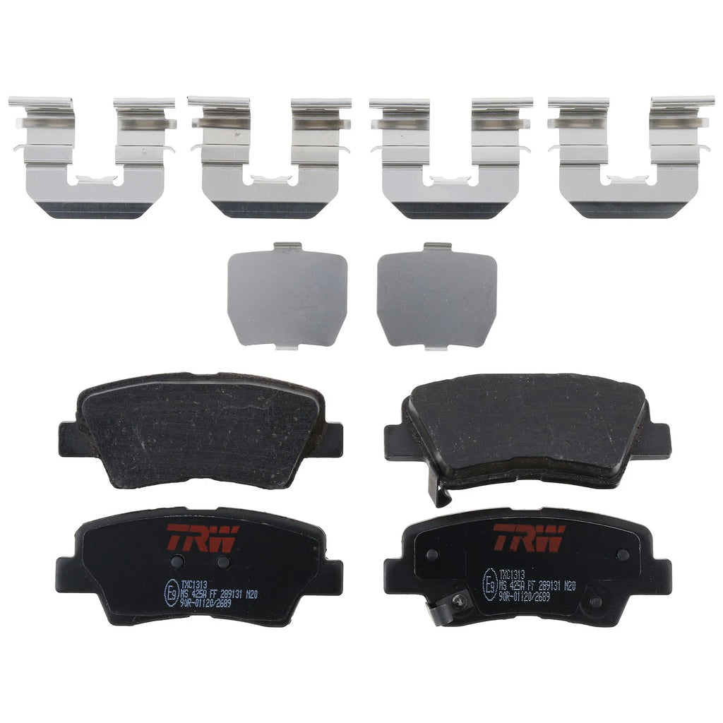 Set of 4 Disc Brake Pads for Kia Amanti (2007–2009)