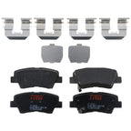 Set of 4 Disc Brake Pads for Kia Amanti (2007–2009)