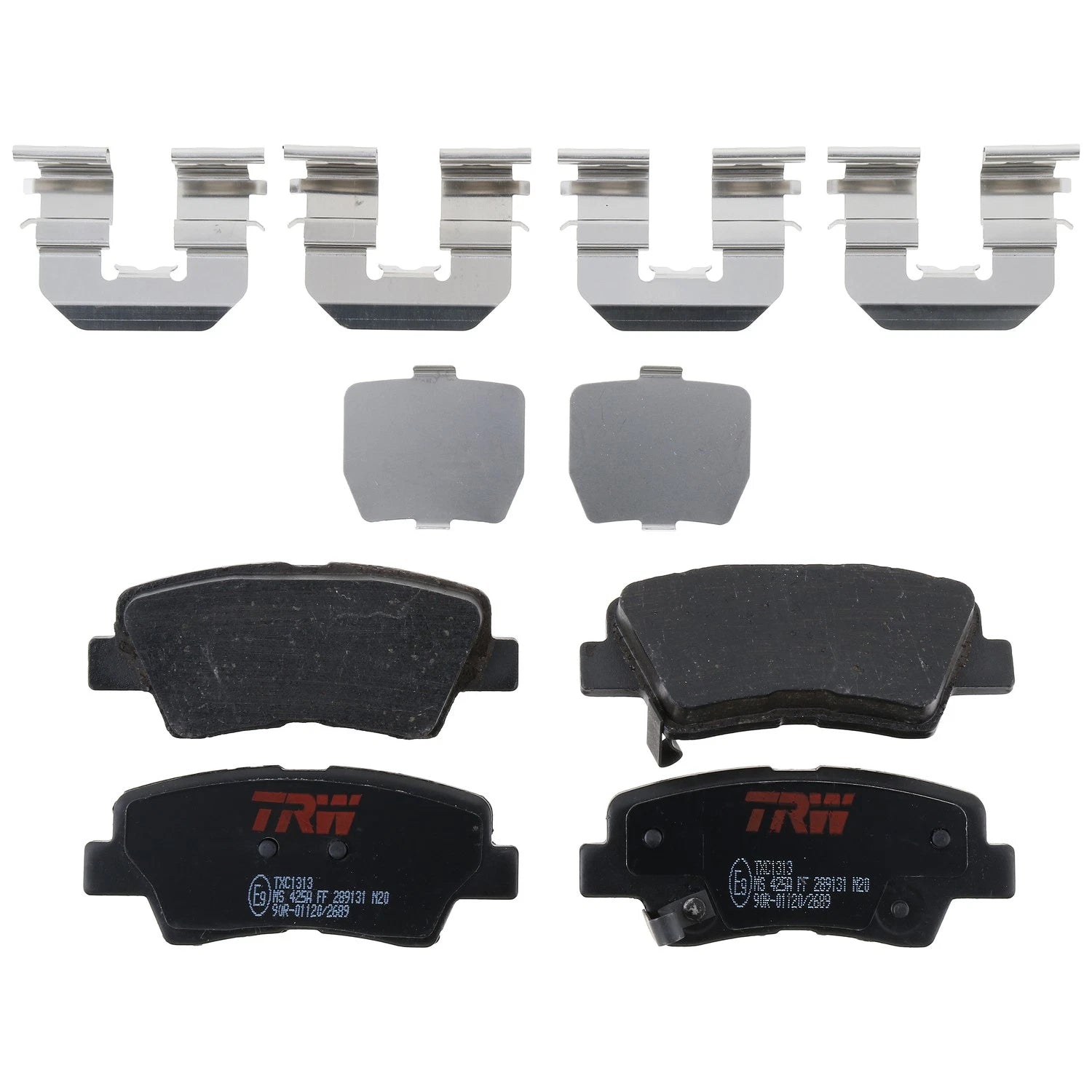 Set of 4 Disc Brake Pads for Kia Amanti (2007–2009)