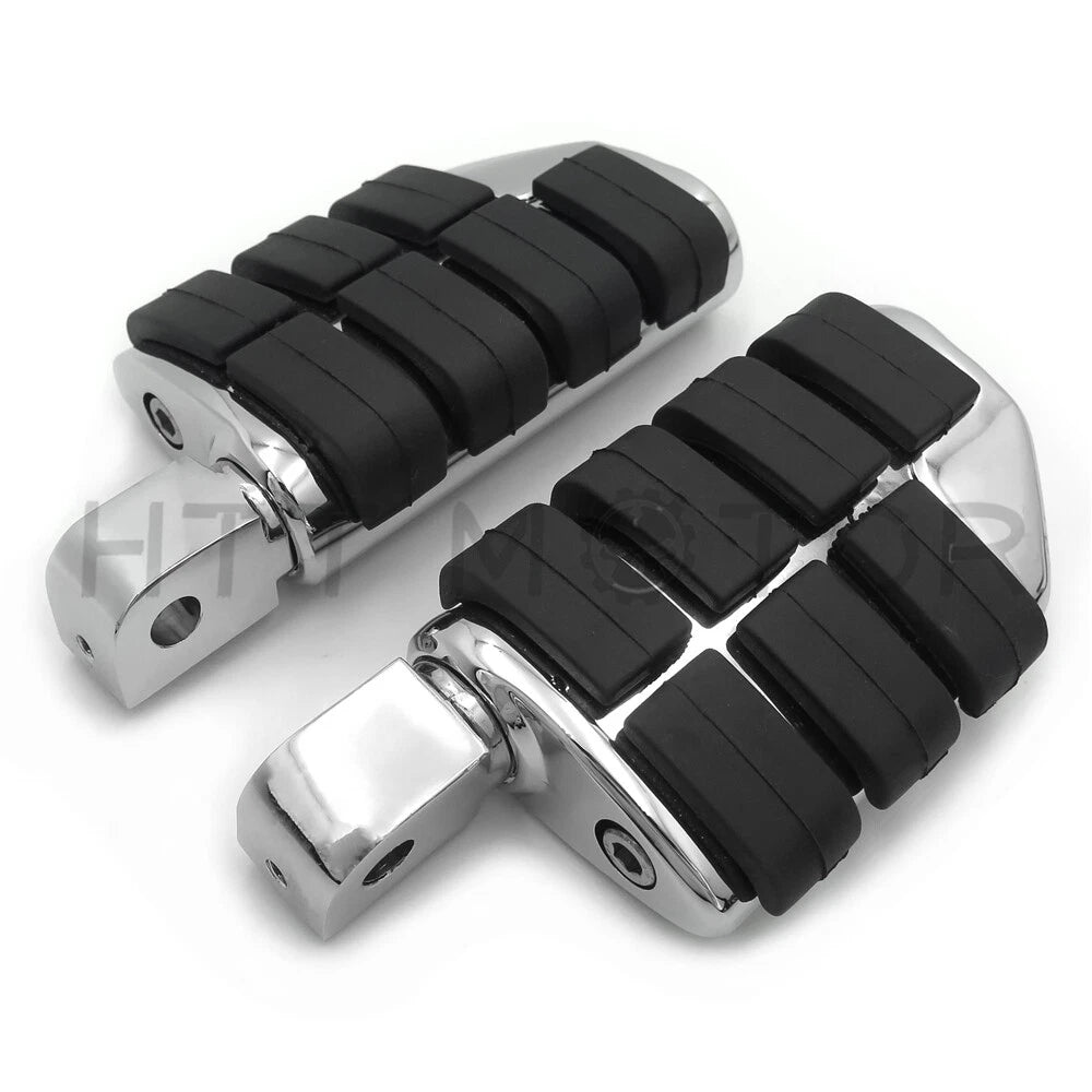 Chrome Dually Footpegs for Honda Shadow 1100 (1999–2002) & Magna 750 (1996–2004)