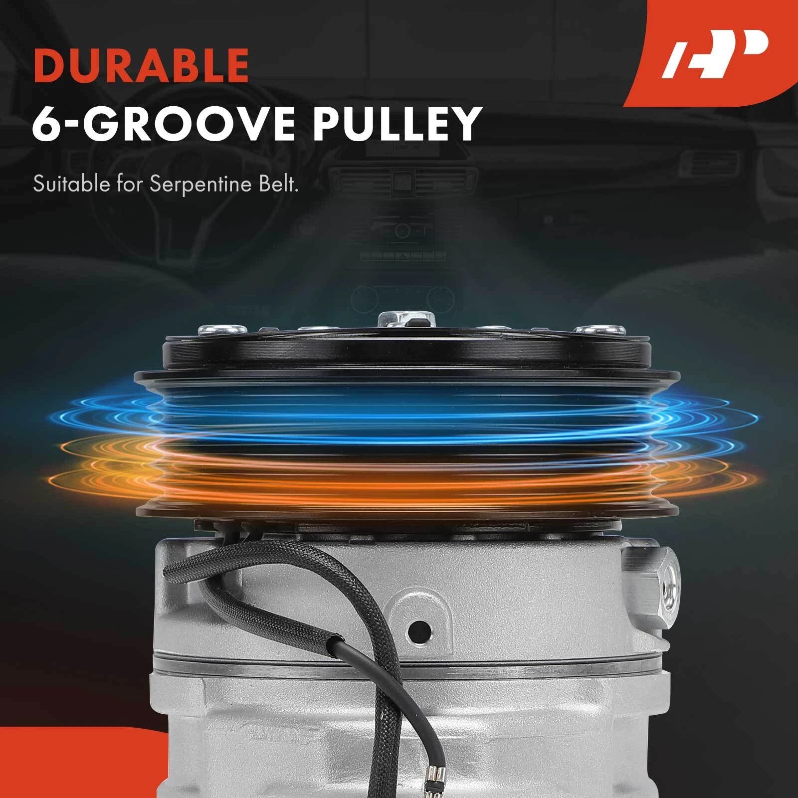 A/C Compressor with Clutch for Toyota Corolla Estate Saloon (2001-2008)