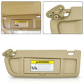 Left Side Sun Visor for Honda Civic (2006–2008) Pearl Ivory
