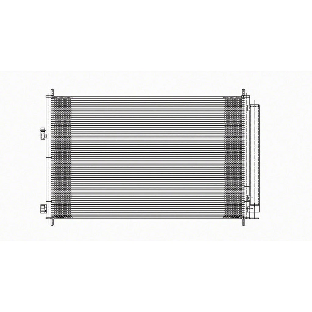 Replacement A/C Condenser w/Receiver Drier For 2006-2012 Toyota RAV4