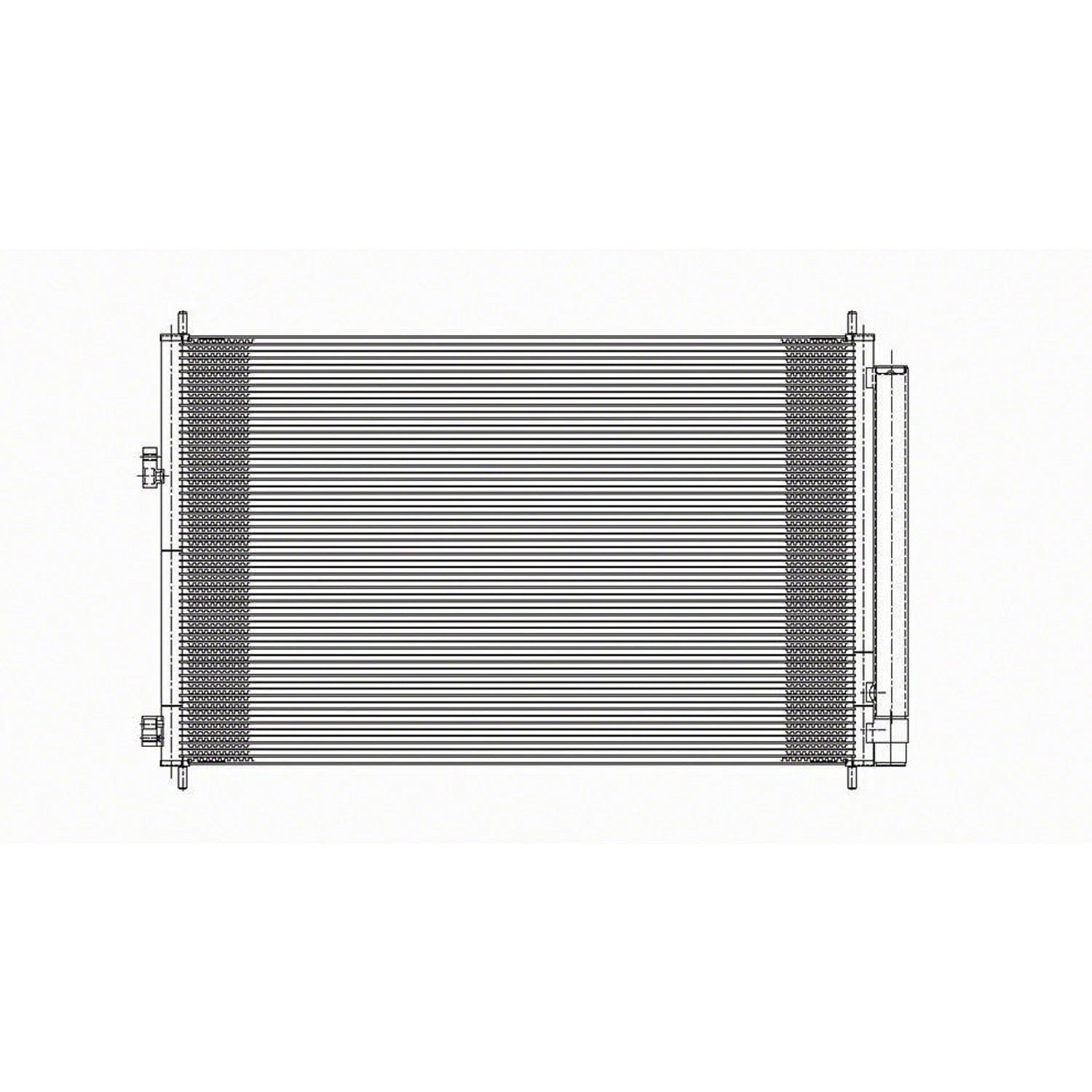 Replacement A/C Condenser w/Receiver Drier For 2006-2012 Toyota RAV4