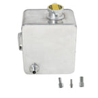 2.5L Aluminum Water Coolant Overflow Tank for Universal Applications