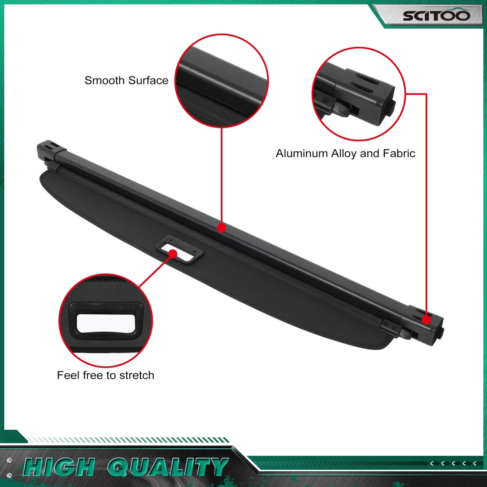 Retractable Cargo Cover for Dodge Durango (2023–2026)