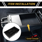 Center Console Organizer Tray for Chevy Silverado 1500, GMC Sierra (2014–2023)