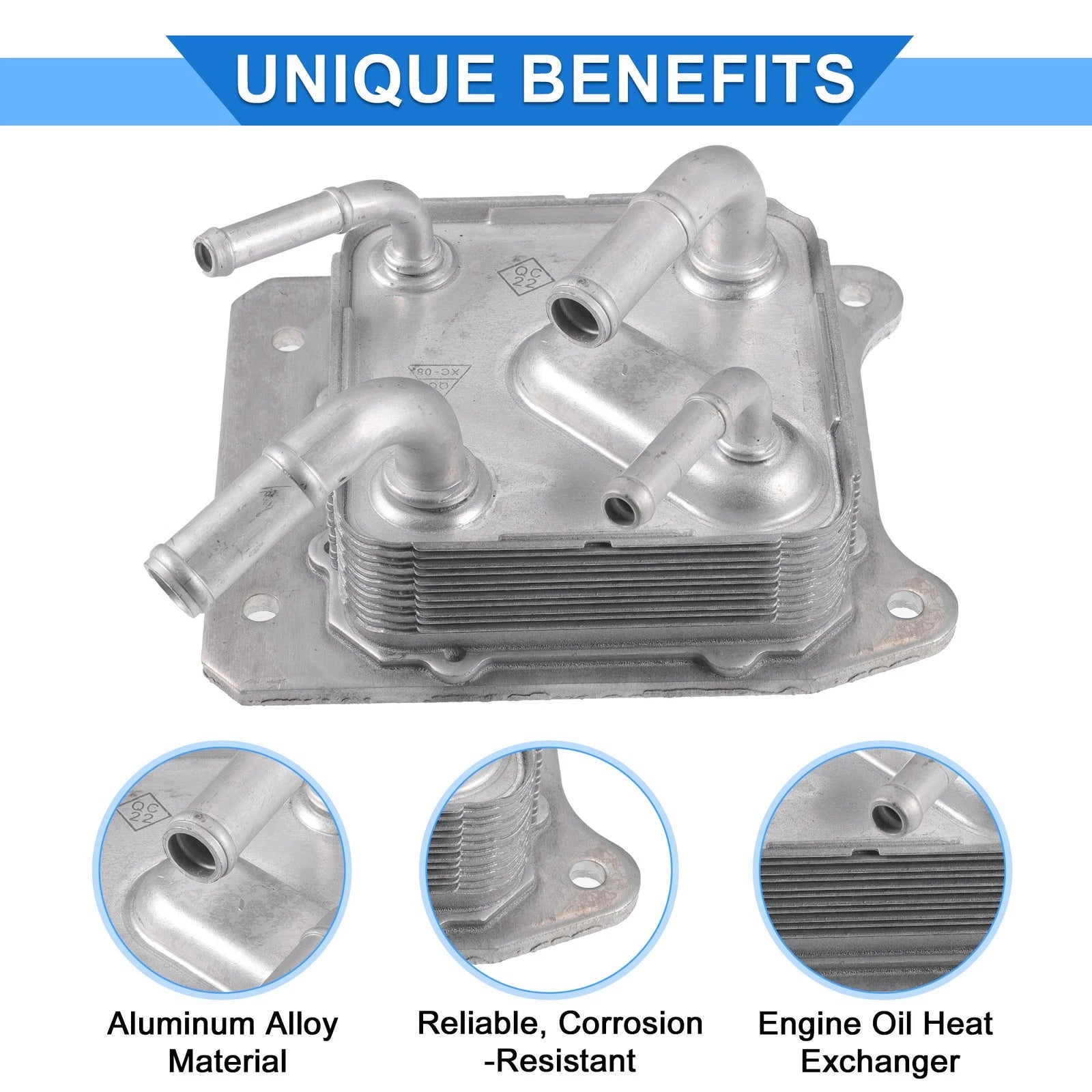 Engine Oil Cooler for Nissan Rogue (2014–2020) No.216063VX0A