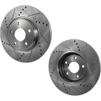 Cross-Drilled and Slotted Brake Discs for Ford Mustang (2015–2020)