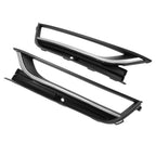 Fog Light Bezels for Volkswagen Passat (2012-2015) Black Driver & Passenger Side