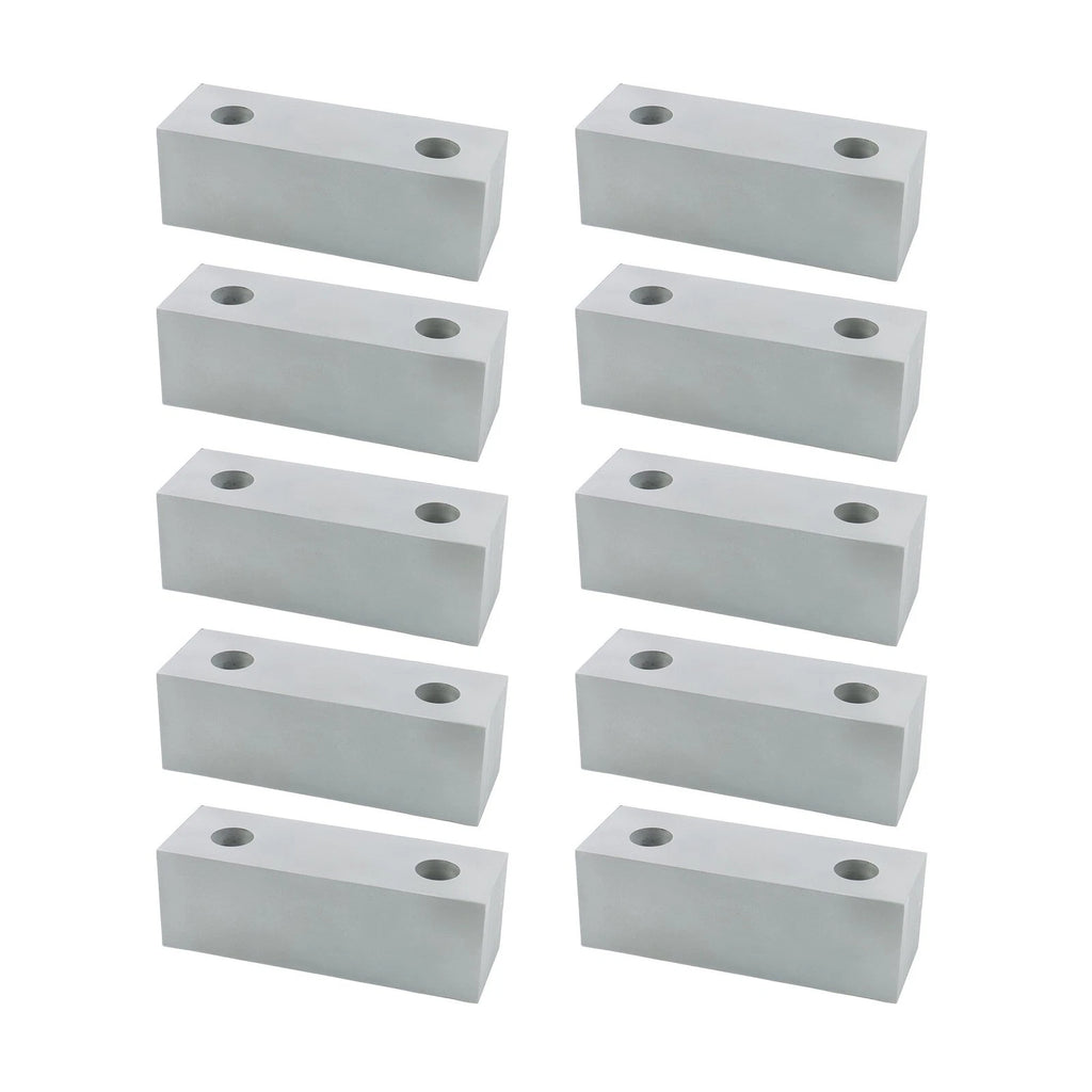 Set of 5 Aluminum Soft Vise Jaws for 6" Vise