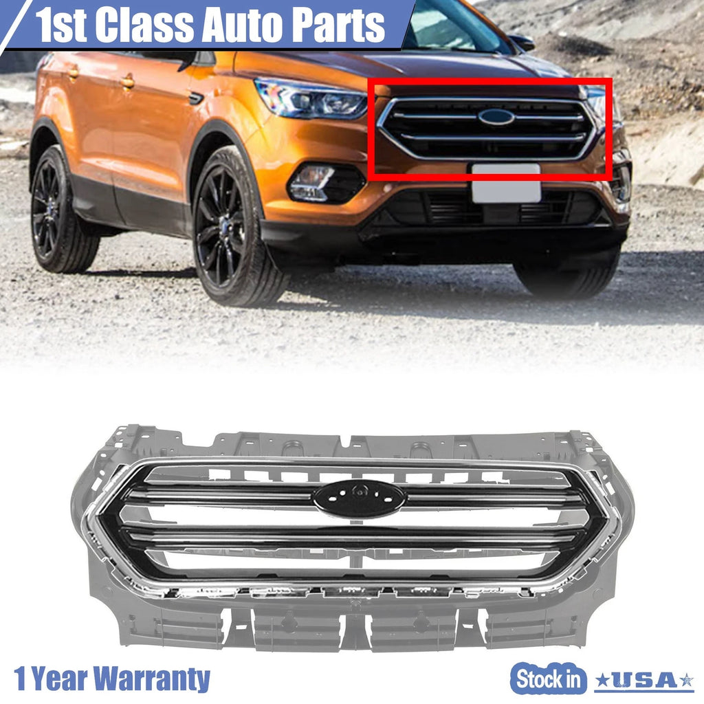 Front Bumper Grille Reinforcement Bracket for Ford Escape (2017–2019)