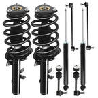 Front Struts w/ Coil Spring, Rear Shocks, Sway Bar Links for Ford Escape (2014–2018)