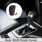 Gear Shift Knob Cover for Toyota Corolla (2009–2013) Black Brown Faux Leather