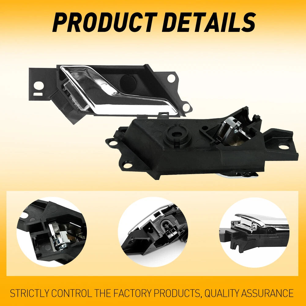 Set of 4 Inner Door Handles for Chevy Captiva Sport (2012–2015)