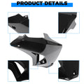 Right Side Radiator Shroud for Kawasaki KLR650 (2008–2018) Black Painted