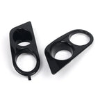Glossy Black Front Fog Light Covers for BMW E46 M3 (2001-2006)