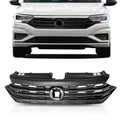 Matte Glossy Black Bumper Grille for Volkswagen Jetta (2019–2020)
