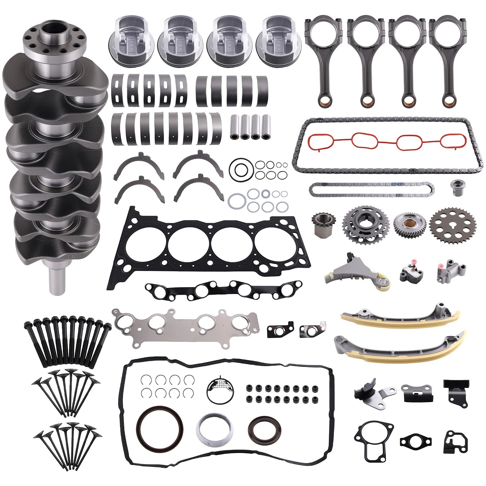 2TRFE Engine Rebuild Kit & Crankshaft Timing Set for Toyota 4Runner Tacoma (1995–2004)