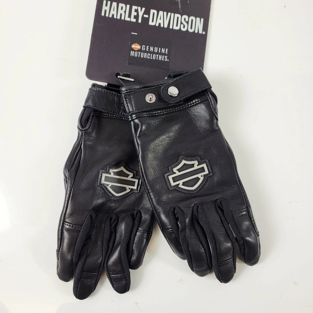 Full-Finger Leather Gloves for Harley-Davidson (98189-22V)