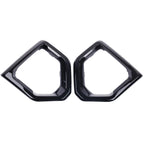 Gloss Black Front Fog Light Outer Bezel Cover for GMC Sierra (2019–2021)