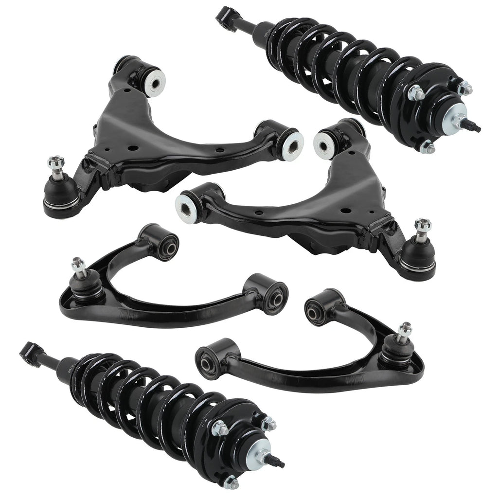 Set of 6 Front Struts + Control Arm Kit for Toyota Tacoma (2005–2015)